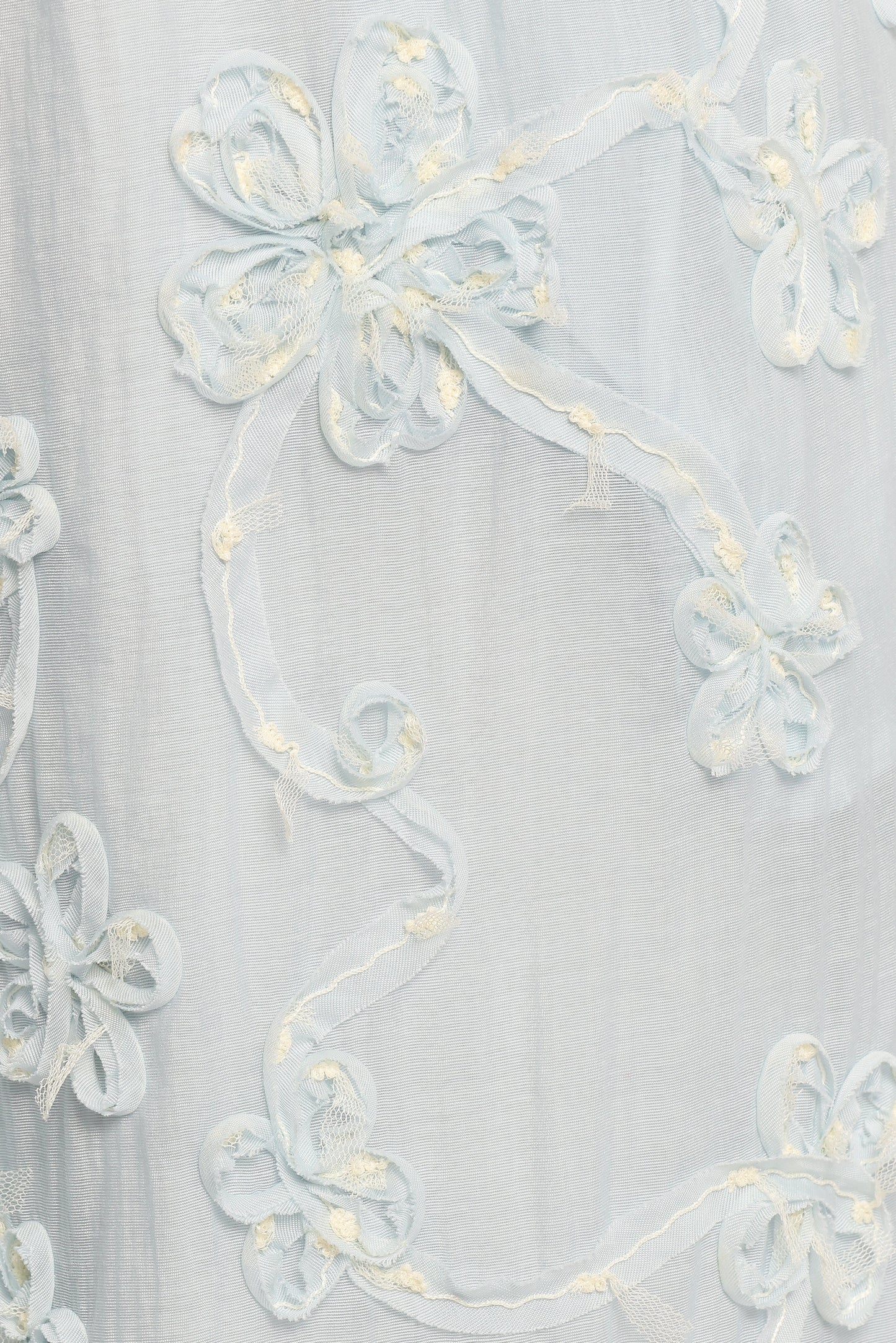 High-Waist White Floral Wide-Leg Pants