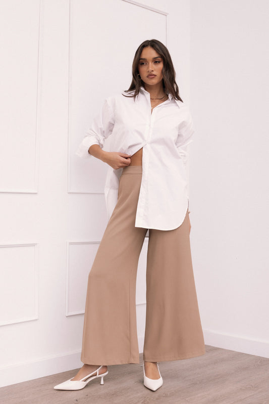 Wide-Leg High-Waist Pants